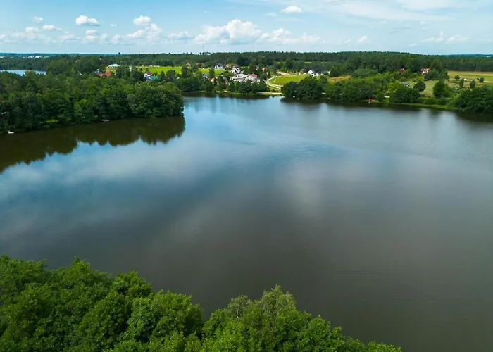 - Z Tarasem, Z Kominkiem I Altana Grillowa - Lokalizacja Przy Jeziorze